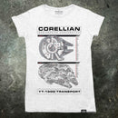 Star Wars Millenium Falcon Dames T -shirt