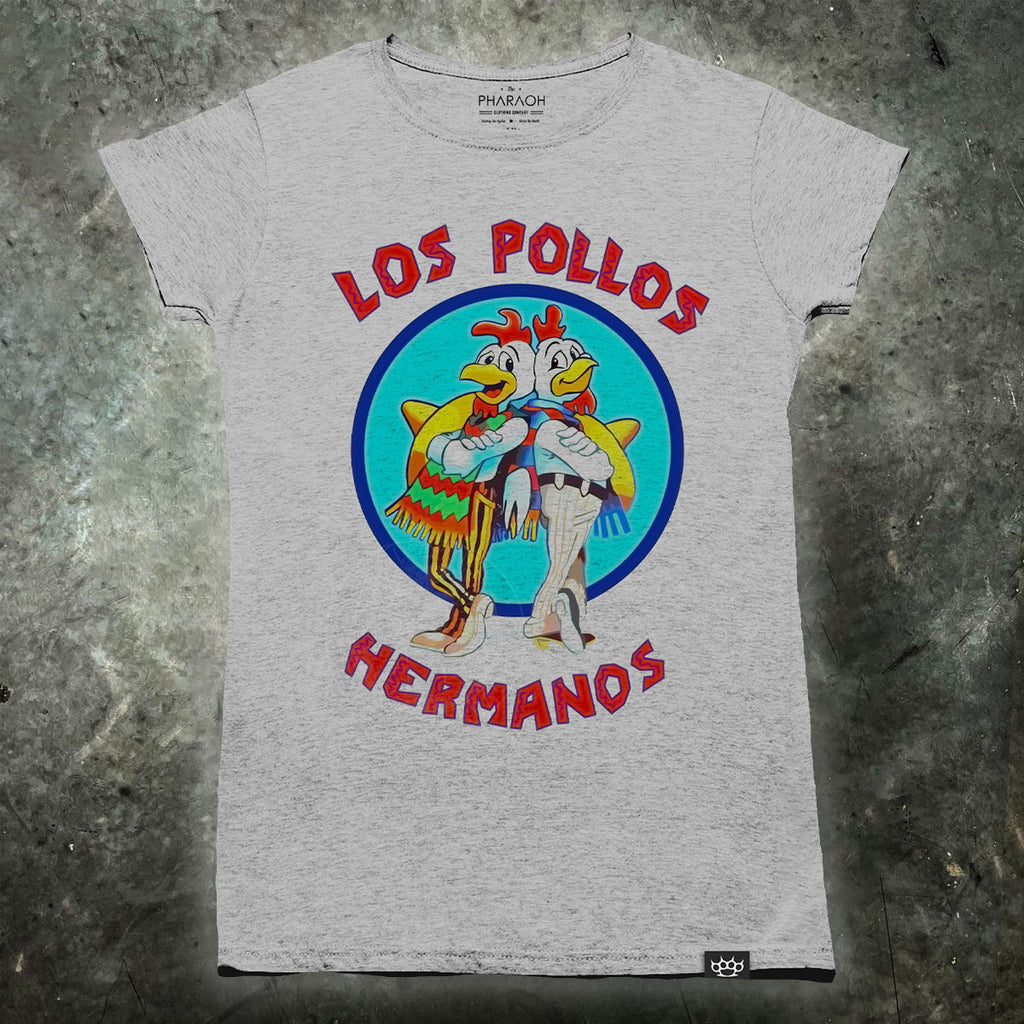 Breaking Bad Los Pollos Hermanos Restaurant Albuquerque Fun Maglietta Donna Nera Size S Breaking Bad Los Pollos Hermanos Restaurant Albuquerque Fun Maglietta Donna Nera Size S