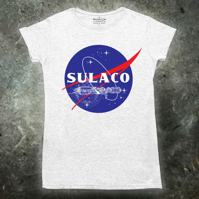 Das T-Shirt der NASA-Art-Sulaco-Logo-Frauen
