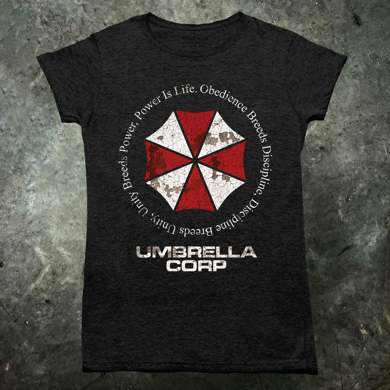 Resident Evil Umbrella Corporation Womens T Shirt