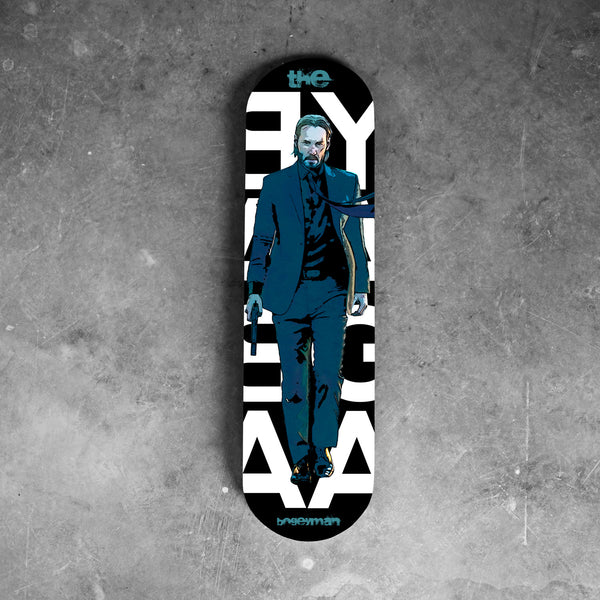 John Wick Baba Yaga Skateboard Wall Art - Digital Pharaoh UK
