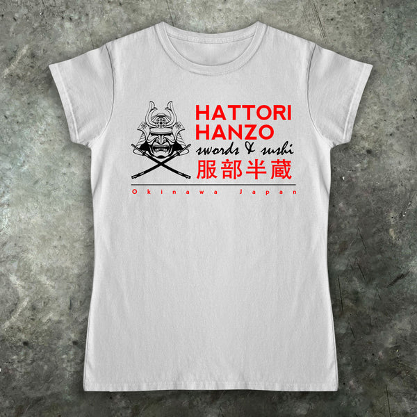 Hattori Hanzo Swords & Sushi Womens T Shirt