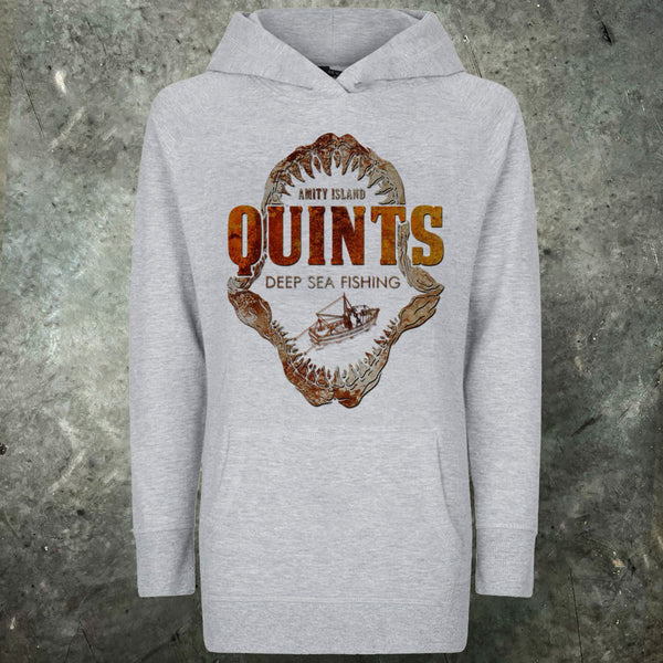 Quints Fishing Jaws Womens Hoodie - Digital Pharaoh UK