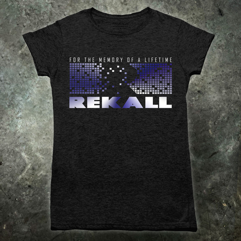 Total Rekall Movie Logo Womens T Shirt