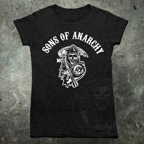 Sons Of Anarchy Inspired Womens Reaper T Shirt