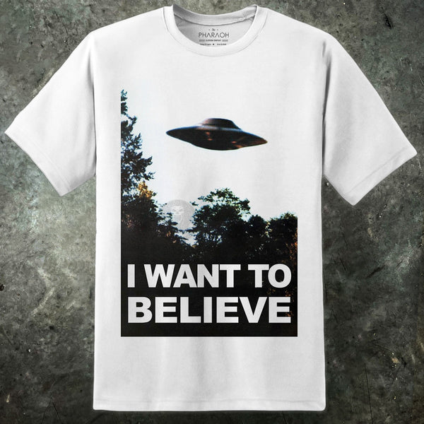 X-Dateien "ich möchte glauben" Büro-Plakat-T-Shirt
