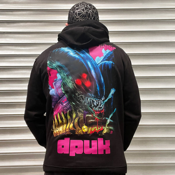 Alien Xenomorph Cyber ​​Mens Sweat à capuche