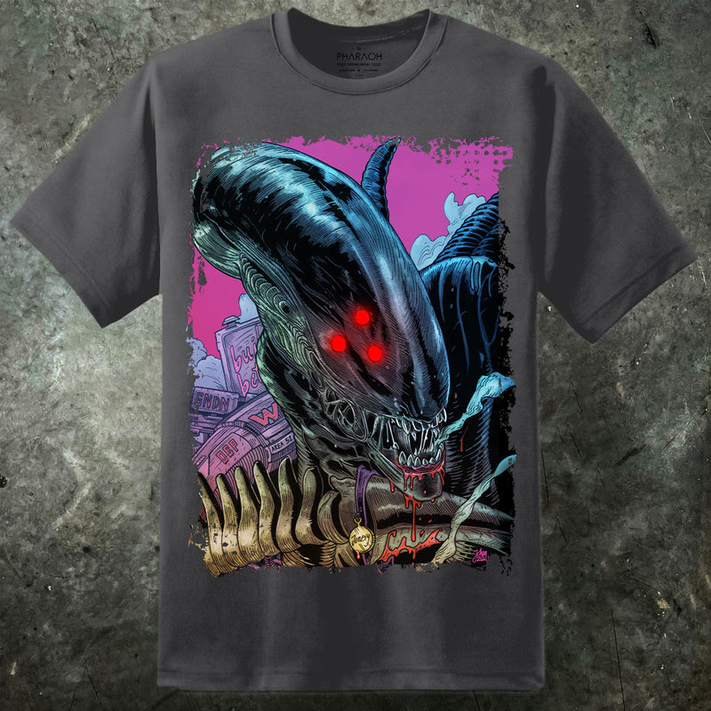 Aliens Xenomorph Cybernosferatu T-Shirt