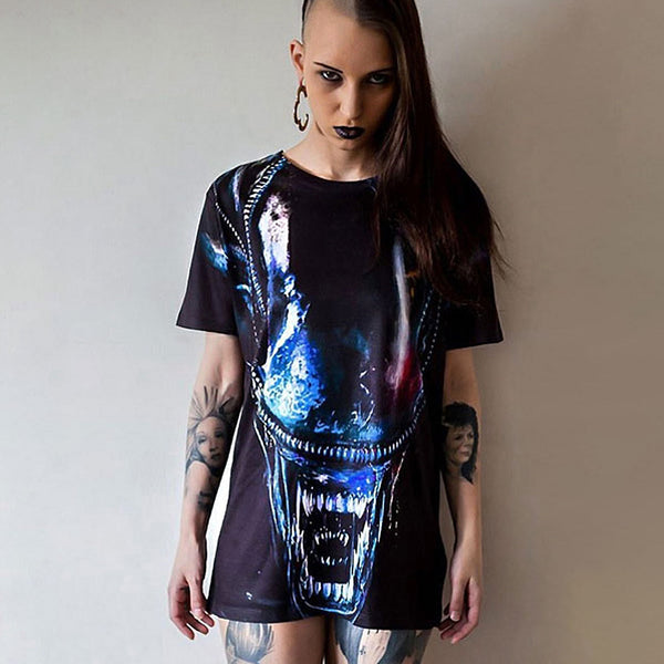Xenomorph ansiktspanel T -shirt