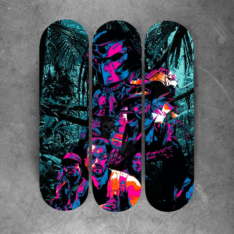 Predator Thermal Skate Deck Wall Art - Digital Pharaoh UK