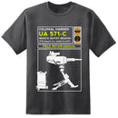 Aliens UA 571-C Sentry Gun Repair Manual T Shirt - Digital Pharaoh UK