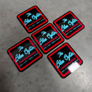 Blue Oyster Bar Coaster - Digital Pharaoh UK