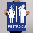 Beetlejuice Inspired Restroom Metal Sign - Digital Pharaoh UK