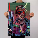 The Terminator Cyber T-800 Metal Poster Artwork - Digital Pharaoh UK