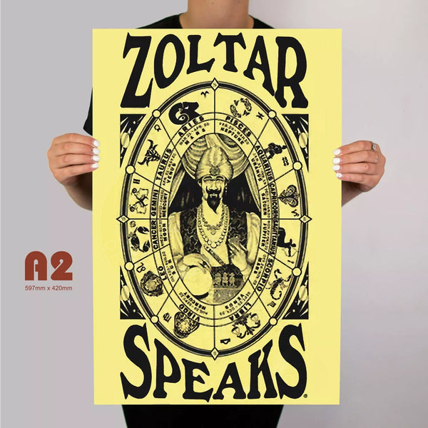 Zoltar Speaks Ticket Metal Poster - Digital Pharaoh UK
