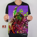 Shredder Teenage Mutant Ninja Turtles Metal Poster - Digital Pharaoh UK