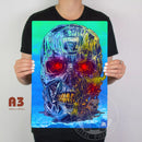 Terminator T800 Skull Metal Poster - Digital Pharaoh UK