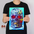 Terminator T800 Skull Metal Poster - Digital Pharaoh UK