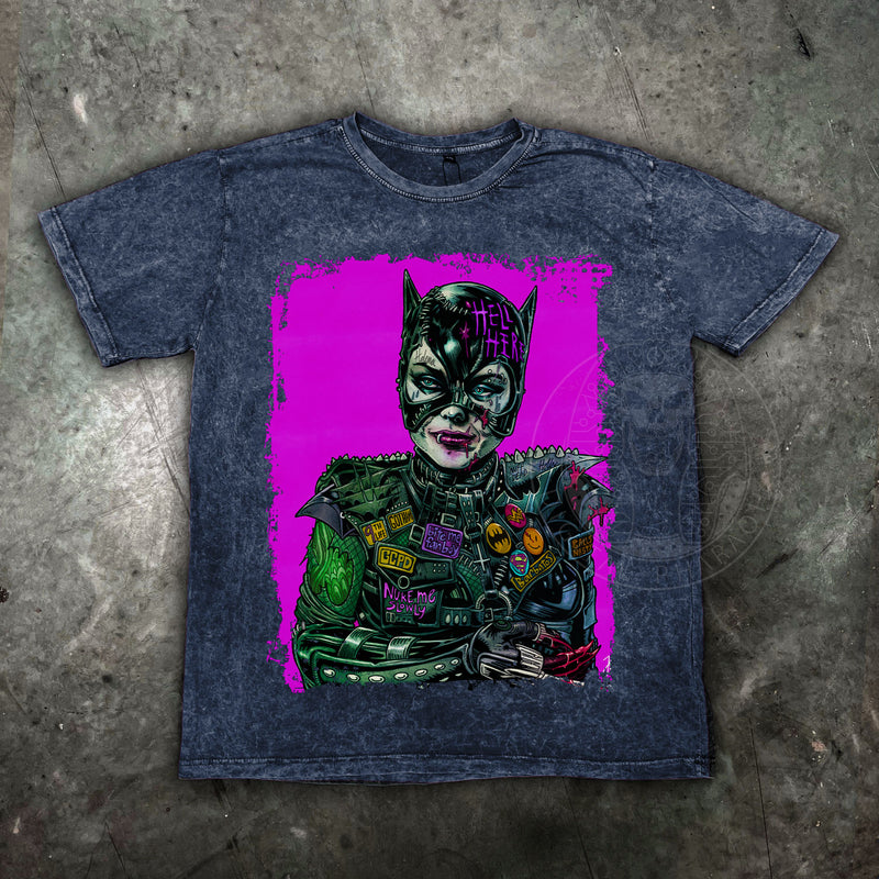 Catwoman Distressed Cybernosferatu T Shirt - Digital Pharaoh UK