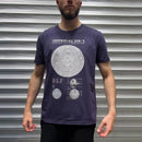 Star Wars Inspired Death Star Blue Prints T Shirt - Digital Pharaoh UK