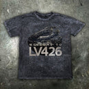 Aliens Welcome to LV426 Distressed Mens T Shirt - Digital Pharaoh UK