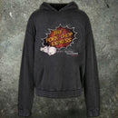 Pork Chop Express Distressed Mens Hoodie - Digital Pharaoh UK