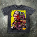 Harley Quinn Cybernosferatu Distressed T Shirt - Digital Pharaoh UK