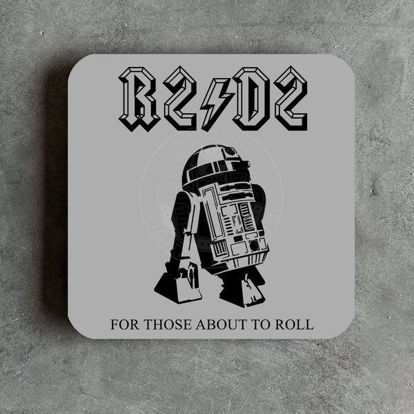 R2D2 Rock Inspired Drinks Coaster - Digital Pharaoh UK