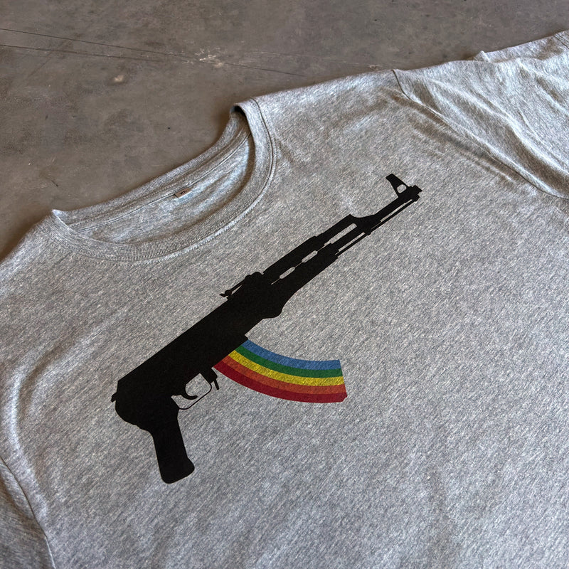 Mens Rainbow AK47 T Shirt - Digital Pharaoh UK