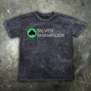 Silver Shamrock Halloween Distressed Mens T Shirt - Digital Pharaoh UK