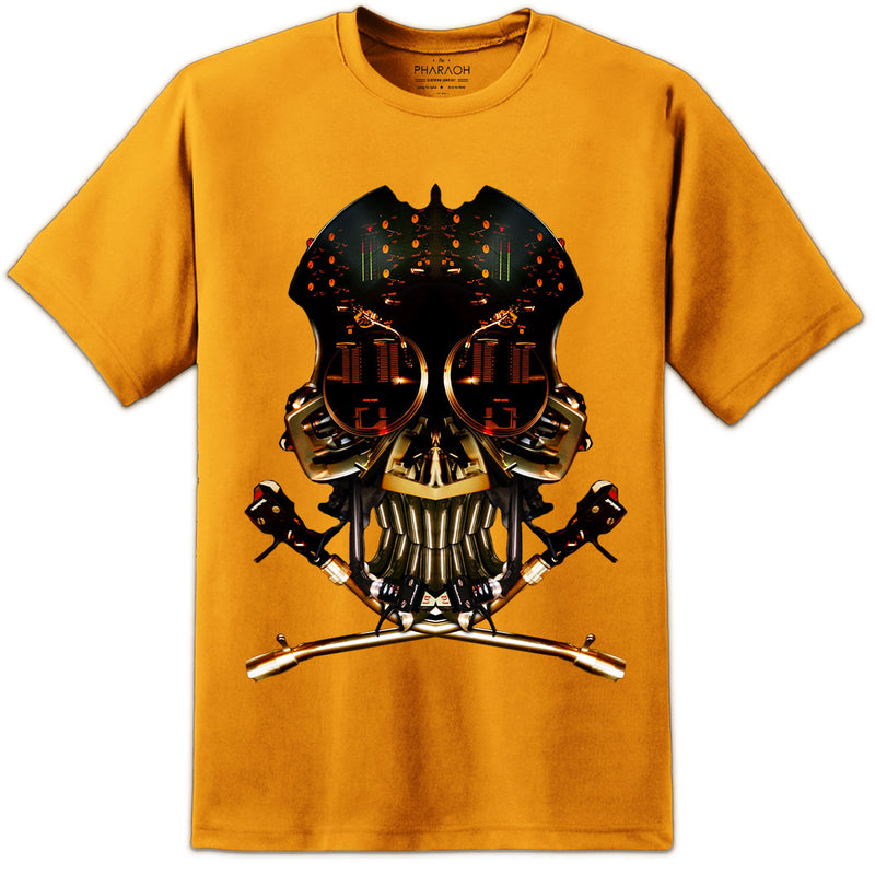 DJ T Shirt - 1210 Skull - Digital Pharaoh UK