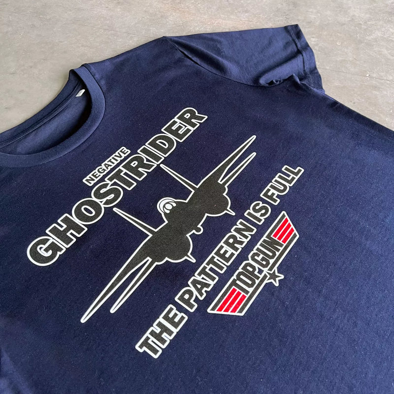 Top Gun Negative Ghostrider T Shirt - Mens - Digital Pharaoh UK