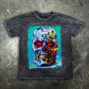 Terminator Skull Distressed Cybernosferatu T Shirt - Digital Pharaoh UK