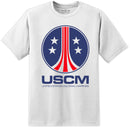 Aliens USCM Colonial Marines Logo T Shirt - Digital Pharaoh UK