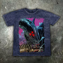 Xenomorph Distressed Cybernosferatu T Shirt - Digital Pharaoh UK