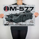 Aliens M-577 APC Metal Wall Plaque - Digital Pharaoh UK