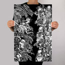 Aliens vs. Predator Artwork Metal Poster - Digital Pharaoh UK