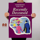 Handbook For The Recently Deceased Metal Sign - Digital Pharaoh UK