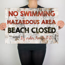 Jaws Beach Closed Sign - Digital Pharaoh UK