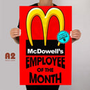 McDowells Employee Of The Month Metal Sign - Digital Pharaoh UK