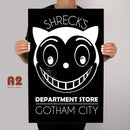 Batman Shrecks Dept Store Metal Poster - Digital Pharaoh UK