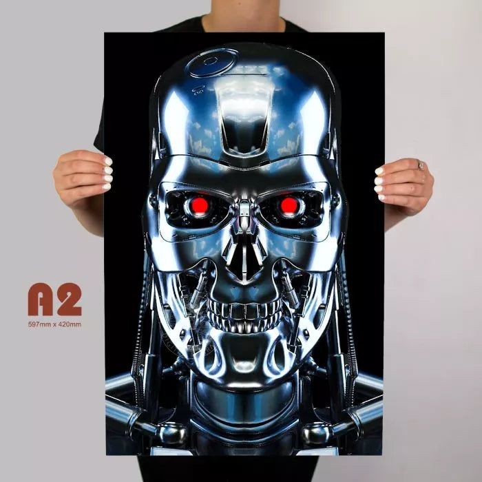 The Terminator T800 Metal Poster - Digital Pharaoh UK
