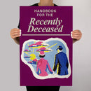 Handbook For The Recently Deceased Metal Sign - Digital Pharaoh UK