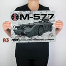 Aliens M-577 APC Metal Wall Plaque - Digital Pharaoh UK