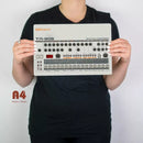 TR909 Drum Machine Metal Poster - Digital Pharaoh UK