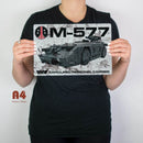 Aliens M-577 APC Metal Wall Plaque - Digital Pharaoh UK