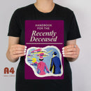 Handbook For The Recently Deceased Metal Sign - Digital Pharaoh UK