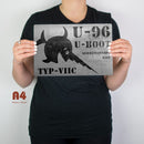 Das Boot U-96 Metal Sign - Digital Pharaoh UK
