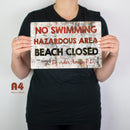 Jaws Beach Closed Sign - Digital Pharaoh UK