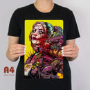 Harley Quinn Cybernosferatu Metal Poster X - Digital Pharaoh UK